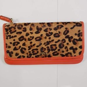 Fossil Memoir Zip Top Wallet